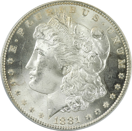 1881-CC PCGS MS-66.