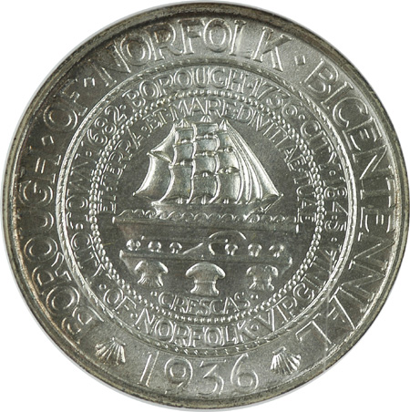 1936 Norfolk. NGC MS-67.