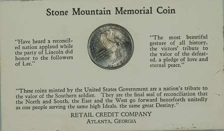 1925 Stone Mountain. MS-66.