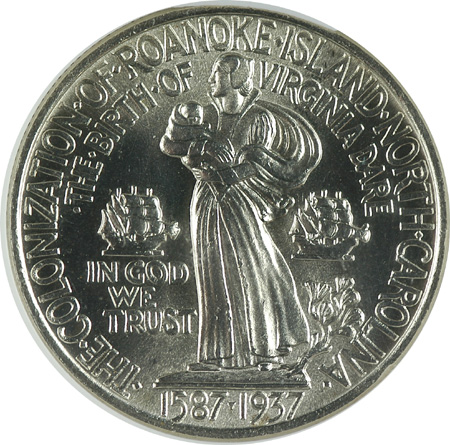 1937 Roanoke. NGC MS-65.