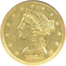 1845 NGC AU-58.