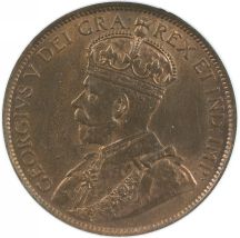 1913 Canadian Large Cent.  NGC MS-65 RB.