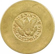 1945 Saudi Arabian Gold 4 Saudi Pounds.  XF-40.