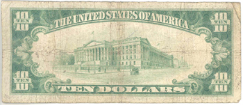 1929 $10.00. Canton, IL Ty. 1. VG.