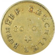 (1831-34) BECHTLER. PCGS XF-45.