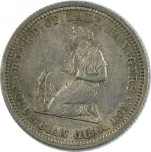 1893 Isabella Quarter. MS-60.