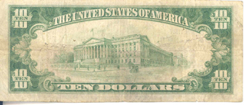 1929 $10.00. Portland, IN Ty. 2. F.