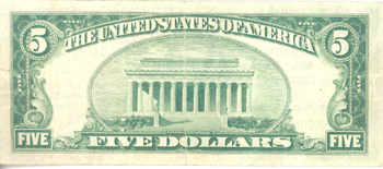 1929 $5.00. Boonville, MO Ty. 1. VF.