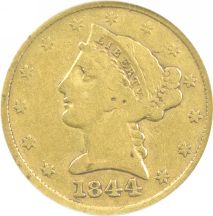 1844-D PCGS F-12.