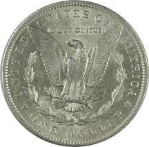 Thirty-four Morgan Silver Dollars.