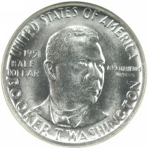 Six 1951 Booker T. Washington. NGC MS-65.