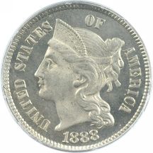 1888 PCGS PF-65.