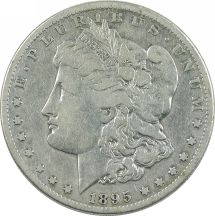 Two Morgan Silver Dollars.