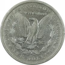 Six Morgan Silver Dollars.