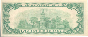 1928 $100.00.  XF.