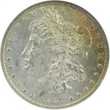 Nine 1887 NGC MS-63.