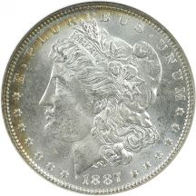 Eleven 1887 NGC MS-63.