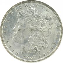 Ten 1887 NGC MS-63.