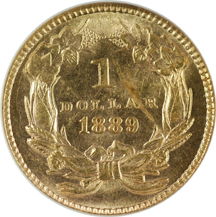 1889 NGC MS-62.