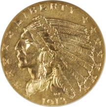 1913 NGC AU-58.