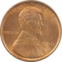 Eight Lincoln Wheat Cents.  Unc.