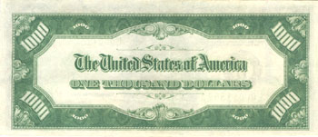 1934 $1,000.00 San Francisco.  AU.
