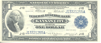 1918 $1.00 Kansas City.  CHCU.