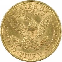 Two Coronet Half Eagles.