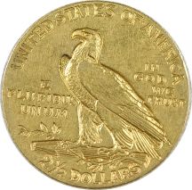 Two Indian Head Quarter Eagles.