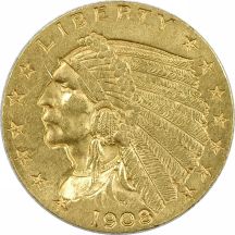 Two Indian Head Quarter Eagles. MS-60+.