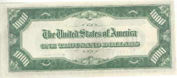 1934-A $1,000.00 St. Louis.  CHCU.