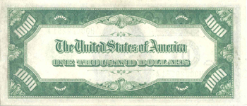 1928 $1,000.00 St. Louis.  CU.