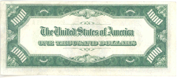 1928 $1,000.00 St. Louis.  AU.