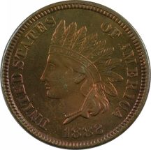 Two Indian Head Bronze Cents.