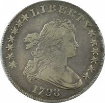 1798 B-13, BB-108, Rarity-1, Large Eagle. VF-30.