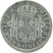 1795 Mexico Eight Reales NGC AU-58.