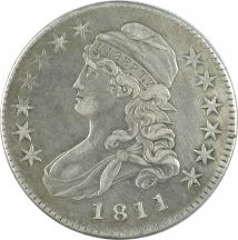 Four Capped Bust Lettered Edge Half Dollars.