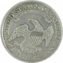 Four Capped Bust Lettered Edge Half Dollars.