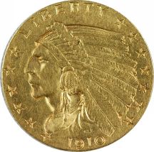 Two Indian Head Quarter Eagles.