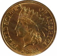 1885 PCGS MS-65 RD.