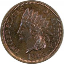 Two Proof Indian Head Cents.