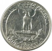 Two Washington Quarters.  1932-D and 1932-S AU-58.