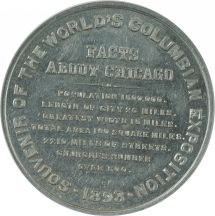 1893 World's Columbian Exposition So-Called Dollar, HK-169. NGC MS-62.