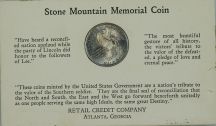 1925 Stone Mountain. MS-66.