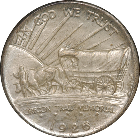 1926 Oregon. NGC MS-66.