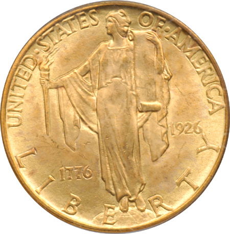 1926 America Sesquicentennial. PCGS MS-65.