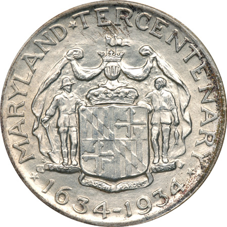 1934 Maryland. NGC MS-65.