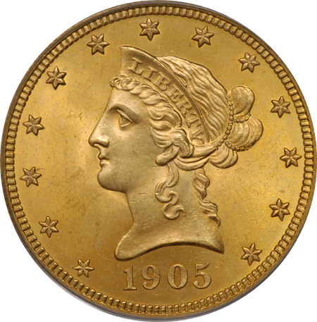 1905 PCGS MS-64.