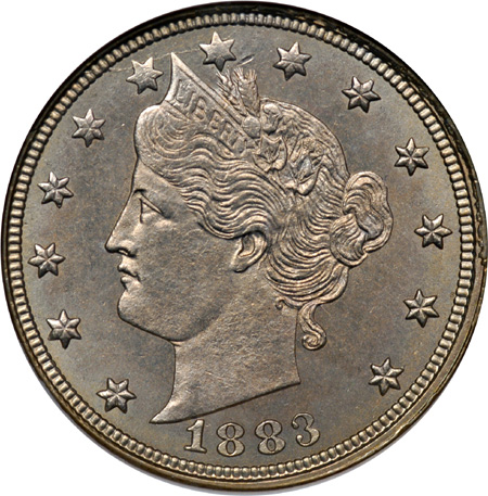 1883 No Cents. NGC MS-65.