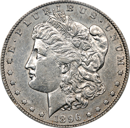 1896-S PCGS AU-53.